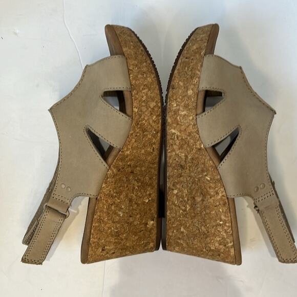 Clark’s Ultimate Comfort Collection Annabel Bari Wedge Platform Sandals Size 8 - Picture 6 of 9